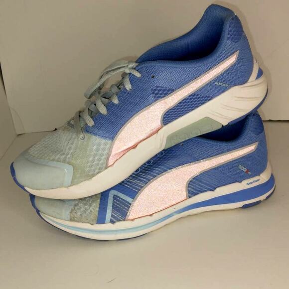 Puma Faas 300Sv2 Womens Blue/White/Orange Running Sneakers - Size 5 1/2 - Picture 4 of 8